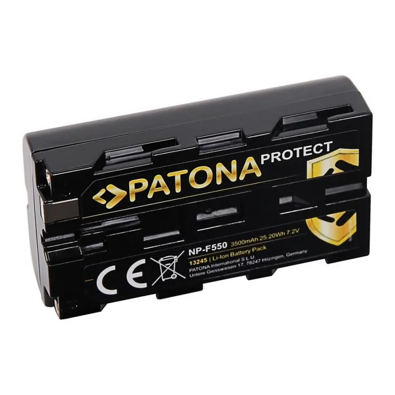 Vysoce Kvalitní PATONA - Aku Sony NP-F550 3500mAh Li-Ion 7,2V Protect