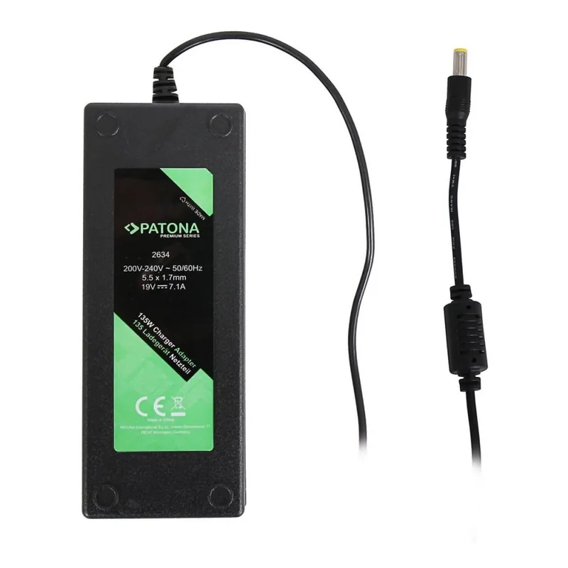 Omezená Nabídka PATONA - Nabíječka Acer PREMIUM 19V/7,1A 135W konektor 5,5x1,7mm