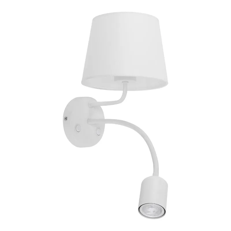 Nástěnná lampa MAJA 1xE27/15W/230V + 1xGU10/10W/230V bílá Sleva