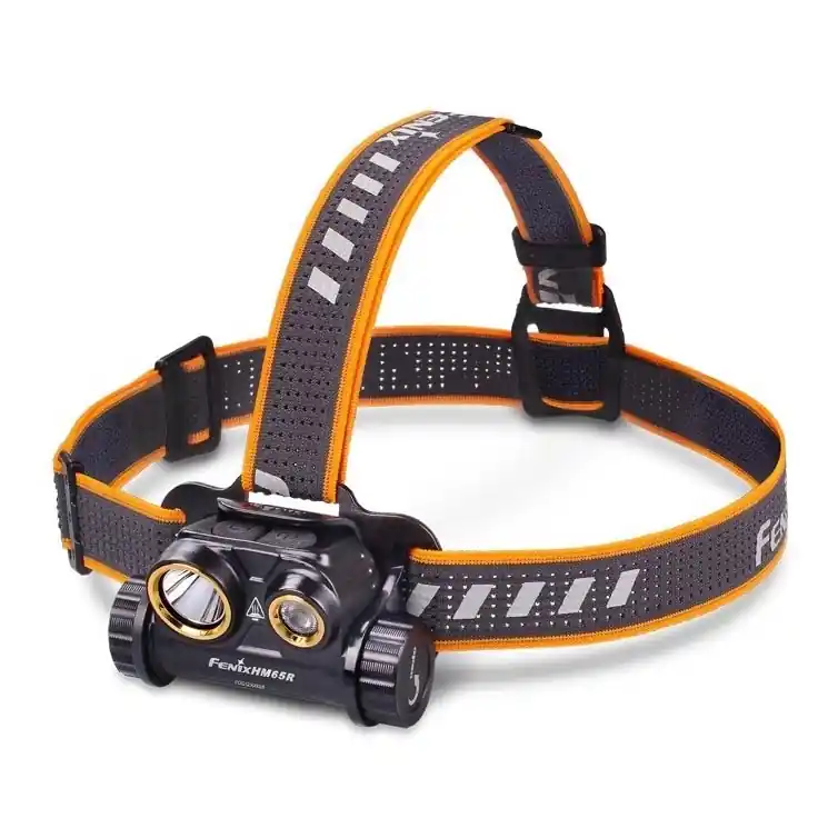 Víkendová Akce Fenix HM65R - LED Nabíjecí čelovka 2xLED/USB/2xCR123A IP68 1400 lm 300 h 3400 mAh