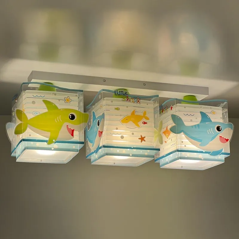 Oblíbený Dalber 63473 - Dětské stropní svítidlo BABY SHARK 3xE27/60W/230V