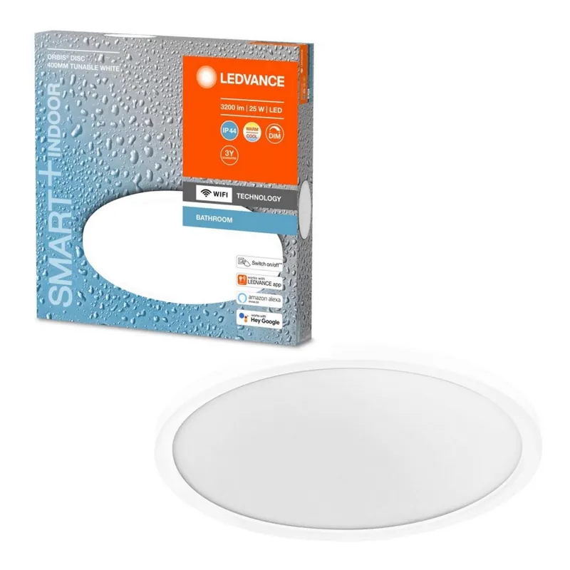 Nakupujte Hned Ledvance - LED Stmívatelné koupelnové svítidlo SMART+ DISC LED/25W/230V 3000-6500K Wi-Fi IP44