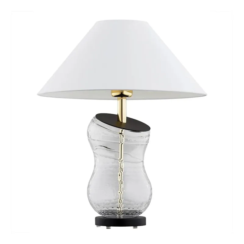 Expresní Doručení Argon 8036 - Stolní lampa VENETO 1xE27/15W/230V bílá/mosaz/černá