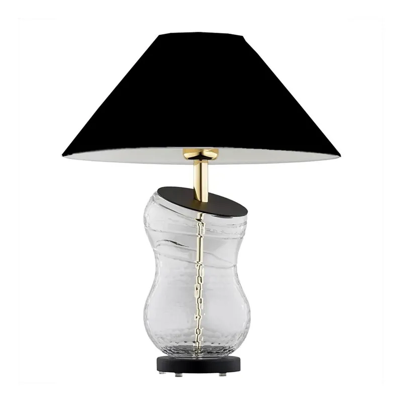 Argon 8037 - Stolní lampa VENETO 1xE27/15W/230V černá/mosaz Expresní Doručení