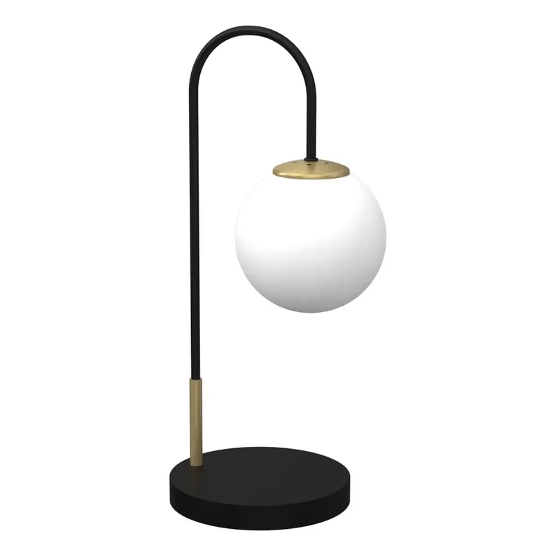 Značkový Stolní lampa CAMBRIDGE 1xE14/60W/230V černá/mosaz