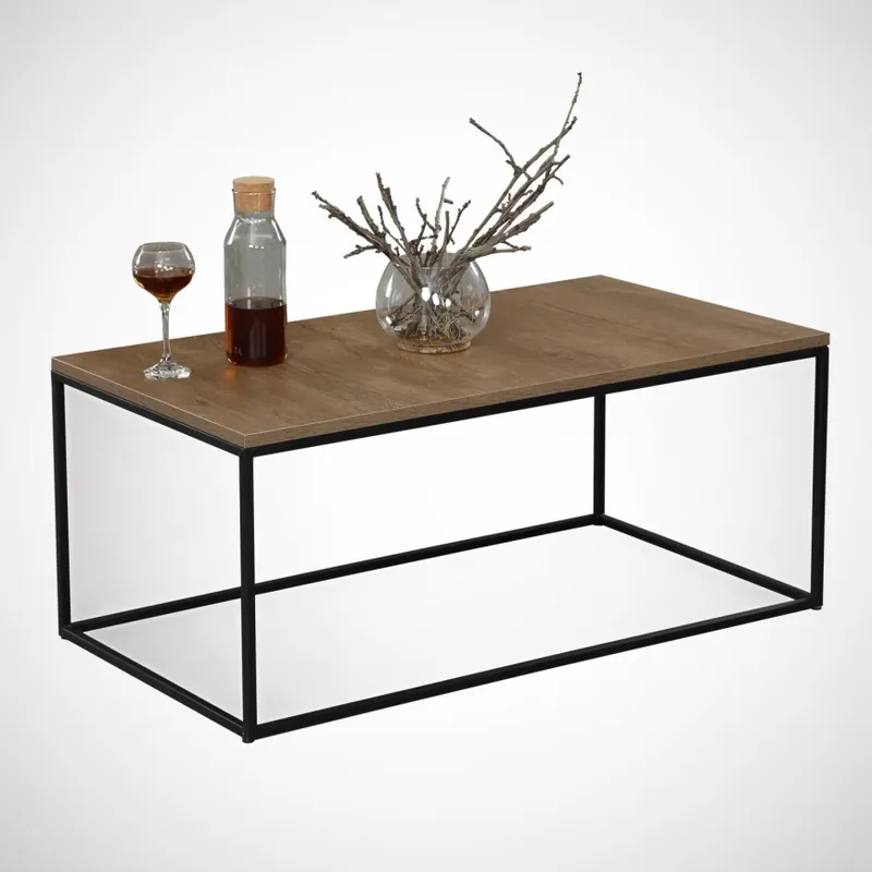 Konferenční stolek COSCO 95x55 cm hnědá/černá Expresní Doručení