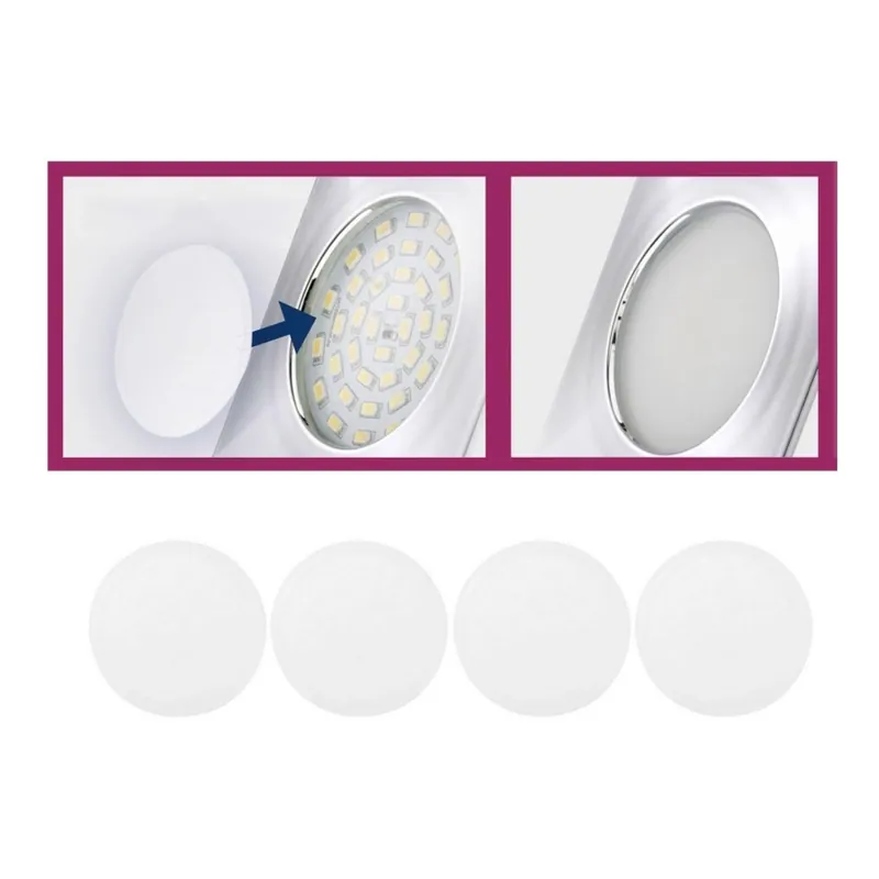 Briloner 7224-040 - SADA 4x Difuzor pro podhledová svítidla pr. 69 mm Cenová Bomba