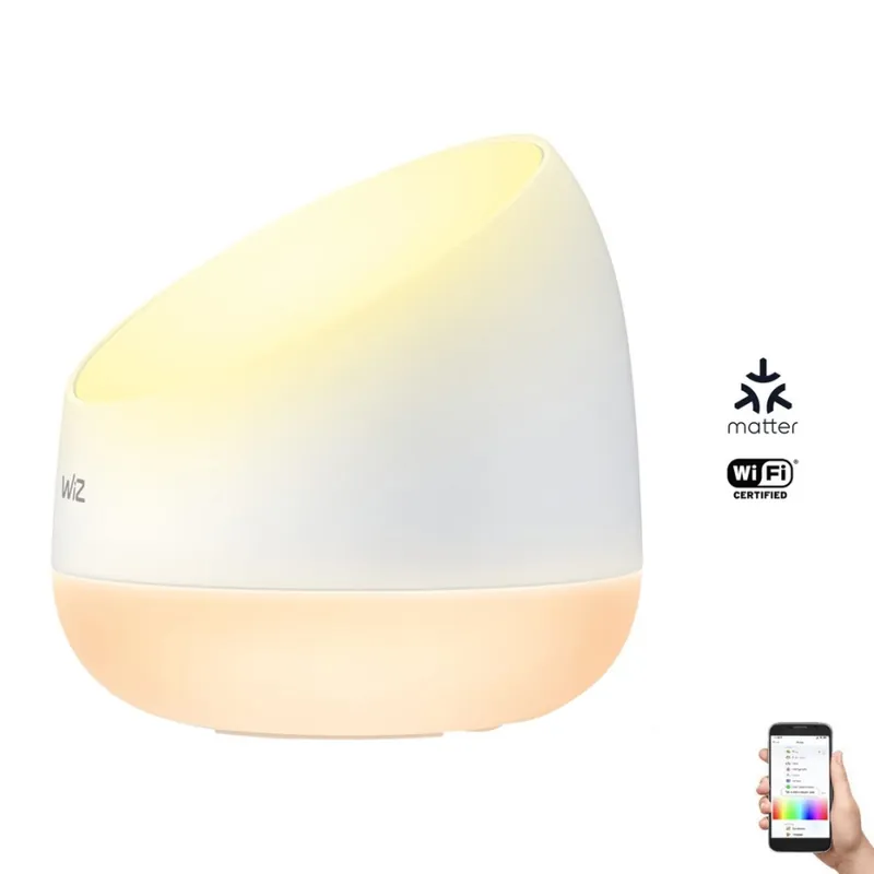 WiZ - LED RGBW Stmívatelná stolní lampa SQUIRE LED/9W/230V 2200-6500K Wi-Fi Sleva