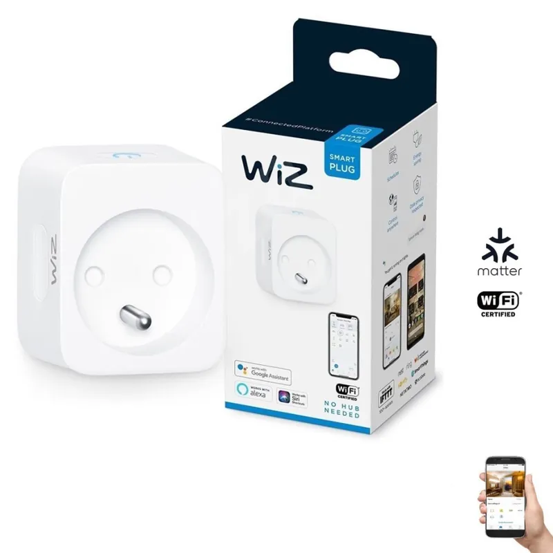 WiZ - Chytrá zásuvka E 2300W Wi-Fi Nová Kolekce