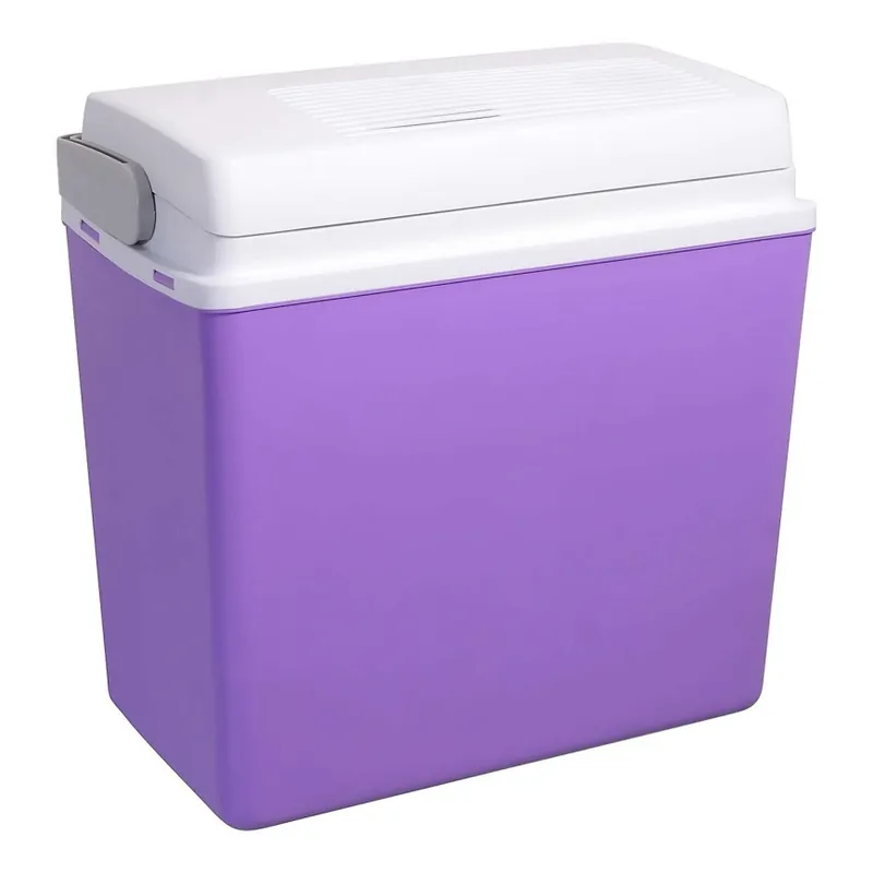 Výhodná Nabídka Přenosná autochladnička 23 l 55W/12V/230V fialová/bílá