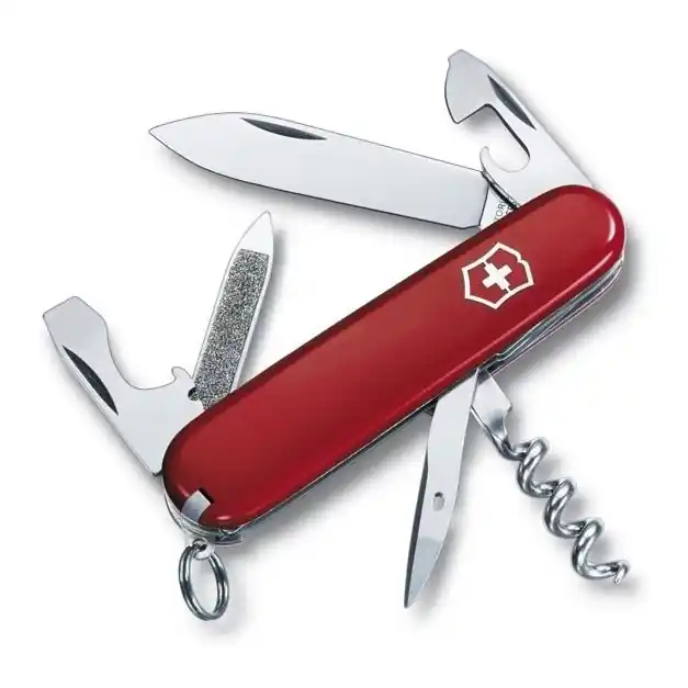 Značkový Victorinox - Multifunkční kapesní nůž 8,4 cm/13 funkcí červená