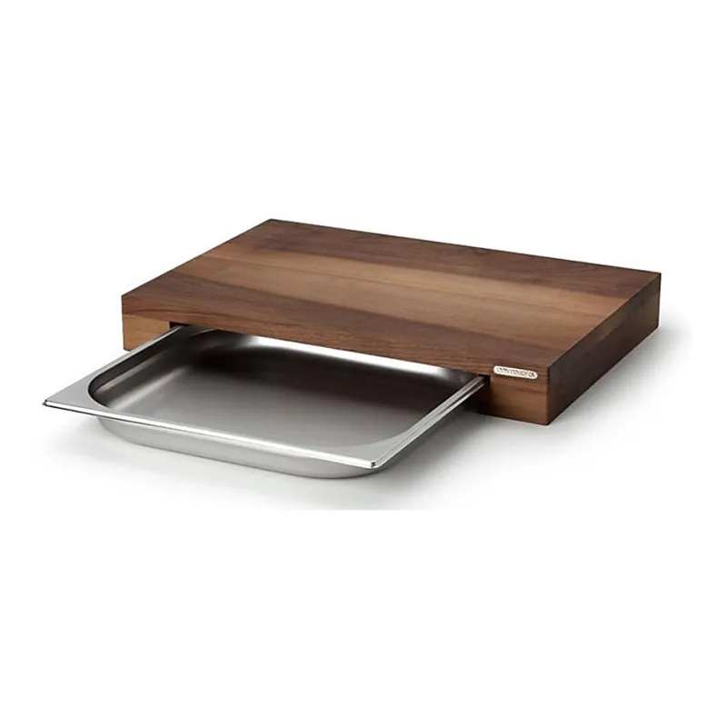 Continenta C4211 - Kuchyňské prkénko s mísou 48x32,5 cm ořech Akce