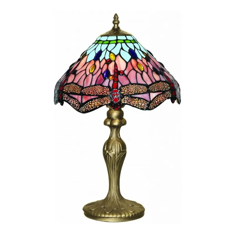 Searchlight - Tiffany stolní lampa DRAGONFLY 1xE27/60W/230V Akce