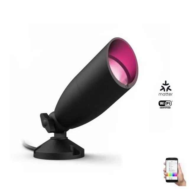 WiZ - LED RGBW Stmívatelné venkovní bodové svítidlo SPOT LED/4W/12V 2700K-5000K IP65 Wi-Fi Nejlepší Cena