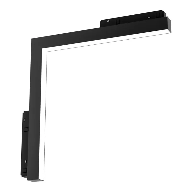 Rychlé Dodání LED Svítidlo do lištového systému MAGNETIC TRACK L-DOWN LED/24W/48V 4000K černá