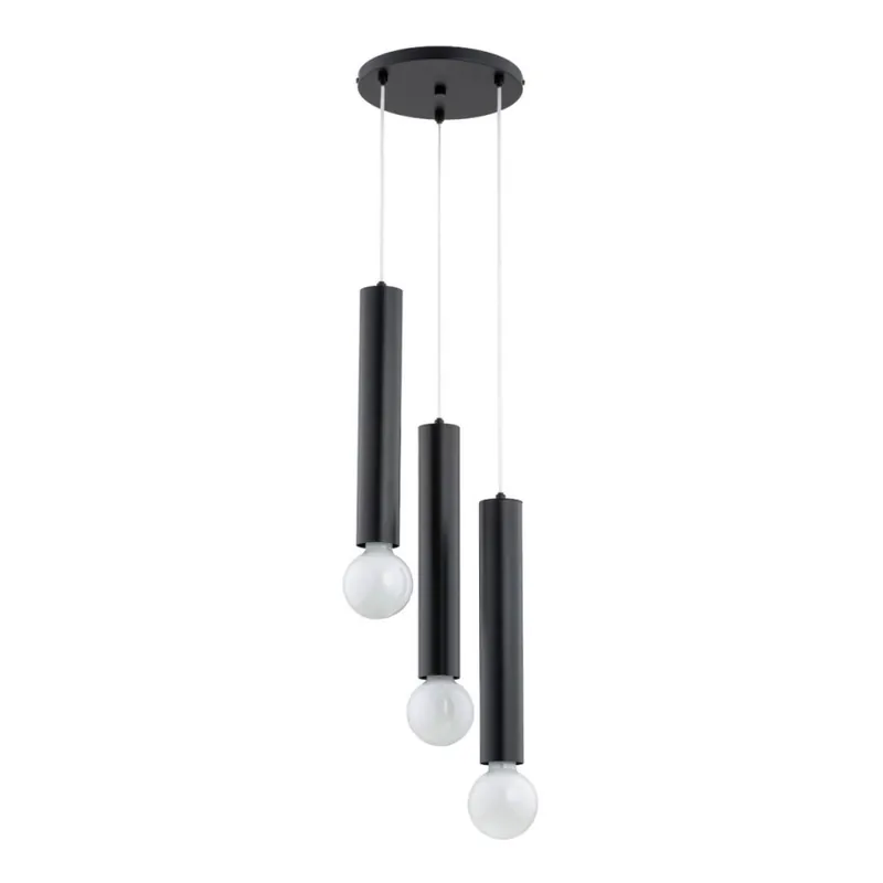 Odeslání Ihned Lustr na lanku TWISTER 3xE27/60W/230V pr. 28 cm černá