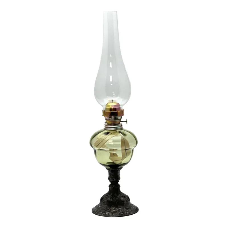 Petrolejová lampa BARBORA 54 cm lesní zelená Originální