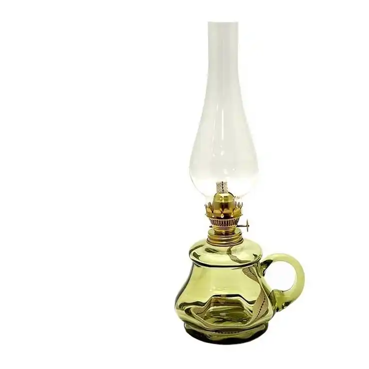 Petrolejová lampa TEREZA 34 cm lesní zelená Cenový Hit