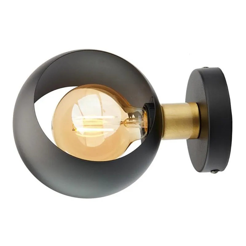 Nástěnné svítidlo CYKLOP 1xE27/60W/230V černá Aktuální