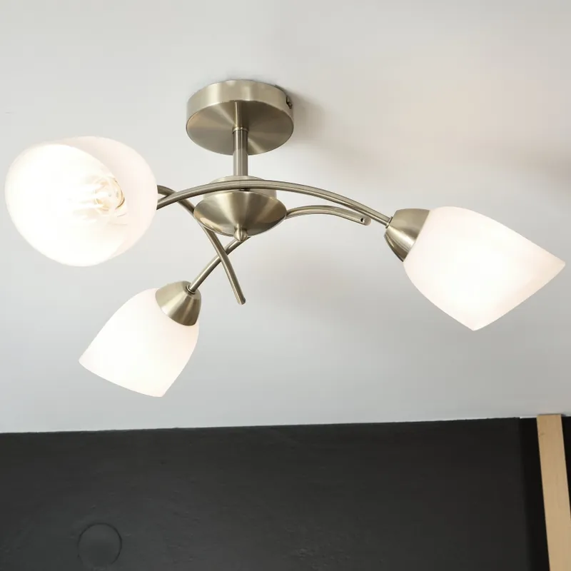 Nakupujte Hned Přisazený lustr DONNA 3xE27/60W/230V patina