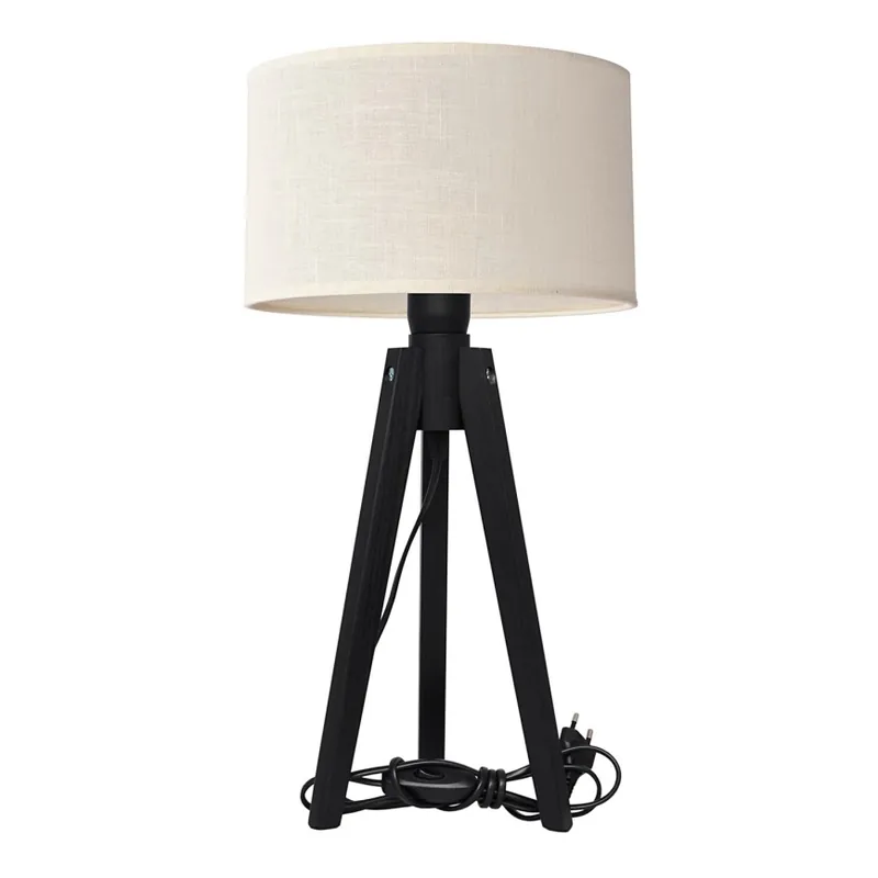 Odeslání Ihned Stolní lampa ALBA 1xE27/15W/230V krémová/borovice