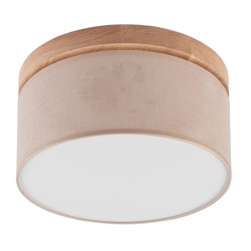 Brilagi - LED Stropní svítidlo BELLADONNA 1xE27/15W/230V pr. 30 cm béžová/dub Nejprodávanější
