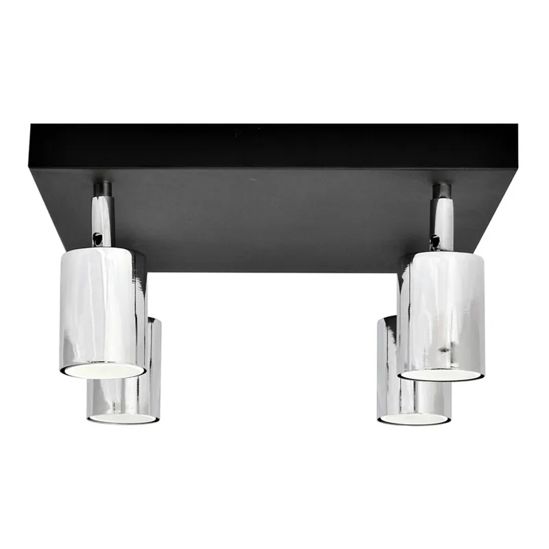 Koupit Online LED Bodové svítidlo TUNE 4xGU10/4,8W/230V matný chrom/černá