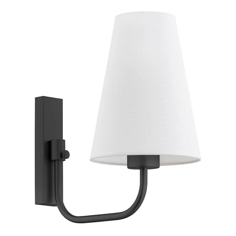 Výprodej Argon 8376 - Nástěnná lampa SAFIANO 1xE27/15W/230V černá