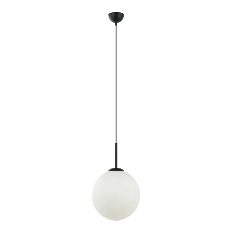 ITALUX - Lustr na lanku DEORE 1xE27/40W/230V pr. 30 cm černá Ověřený