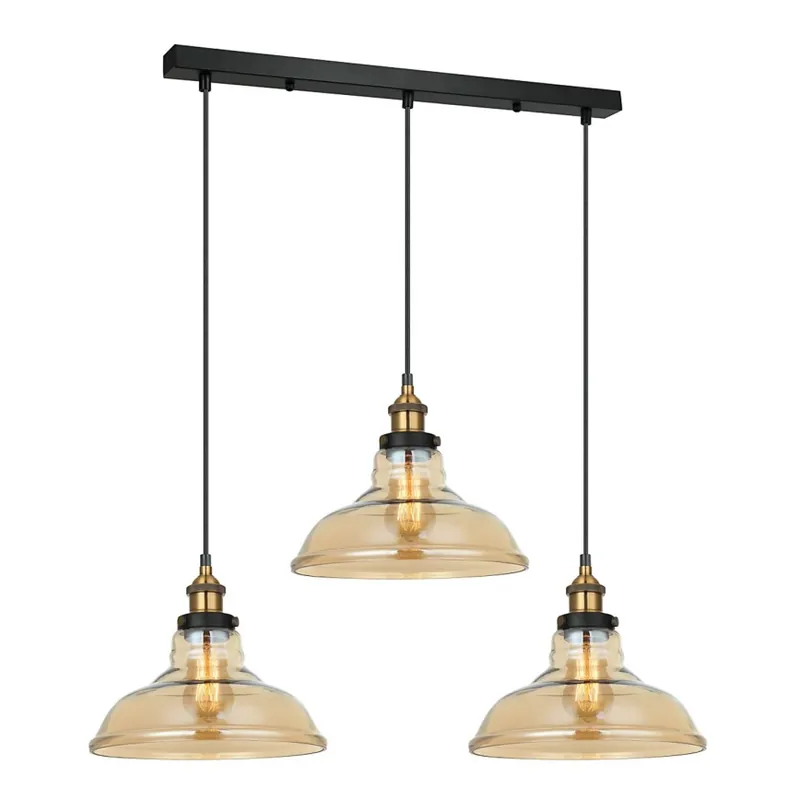 Horká Nabídka ITALUX - Lustr na lanku HUBERT 3xE27/40W/230V