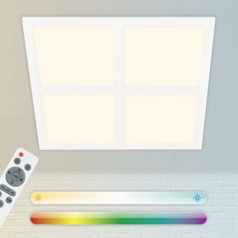Poslední Šance Briloner 7387-016 - LED RGBW Stmívatelné stropní svítidlo LED/24W/230V 3000-6500K + dálkové ovládání