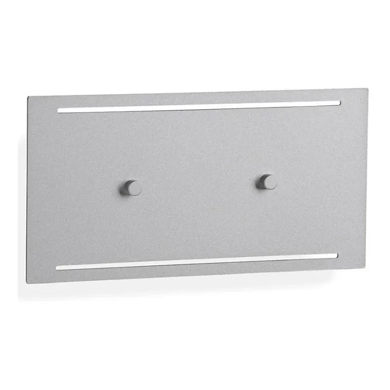 Telefunken 307804TF - LED Venkovní nástěnné svítidlo 2xLED/3,5W/230V IP44 stříbrná Víkendová Akce
