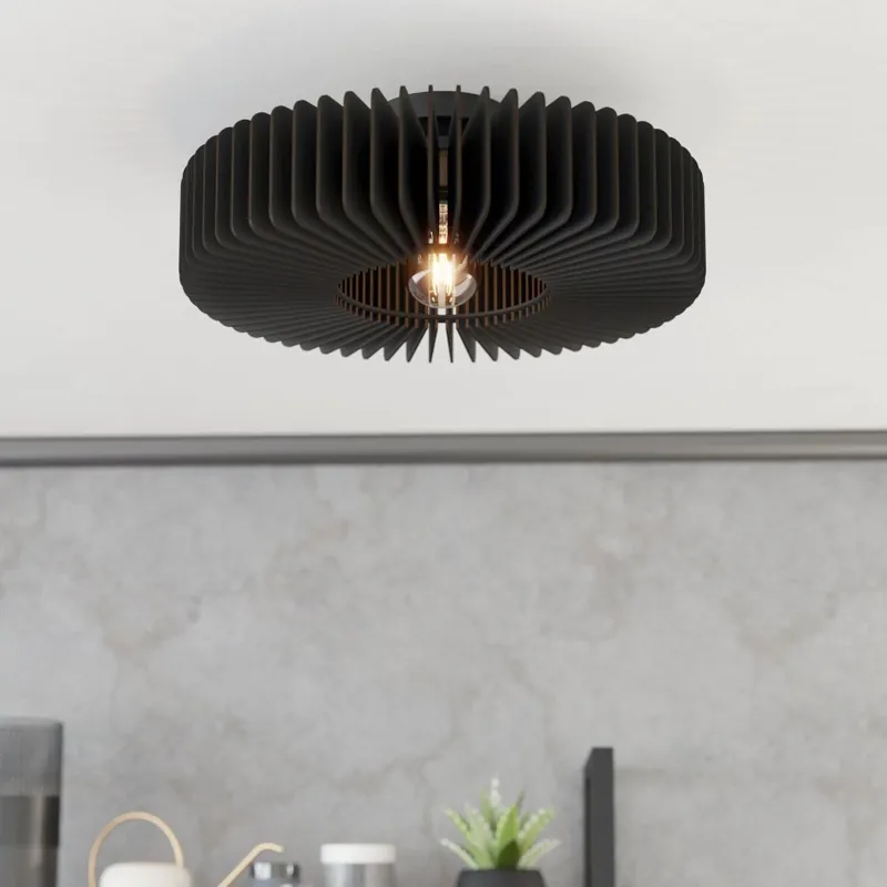 Kup Teď Eglo - Stropní svítidlo 1xE27/40W/230V černá