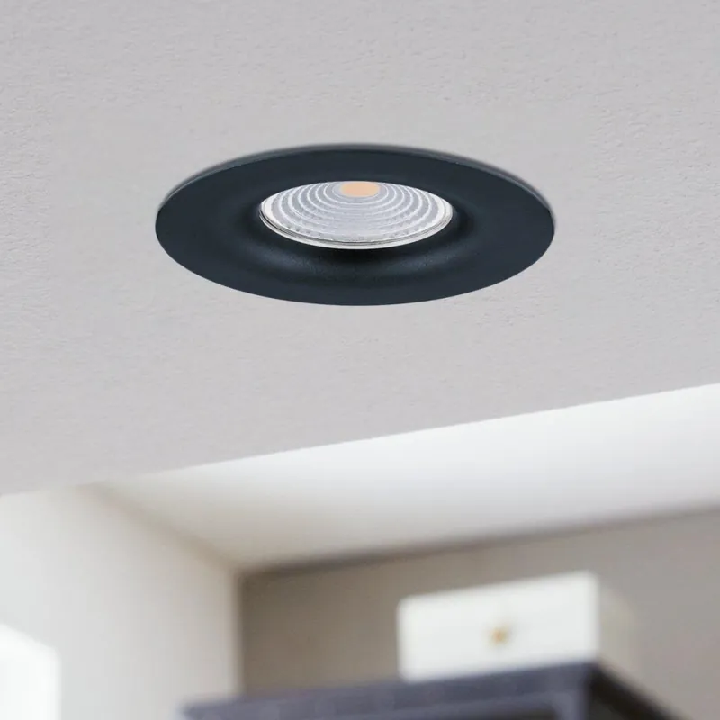 Eglo - LED Stmívatelné podhledové svítidlo LED/6W/230V černá Zlevněný