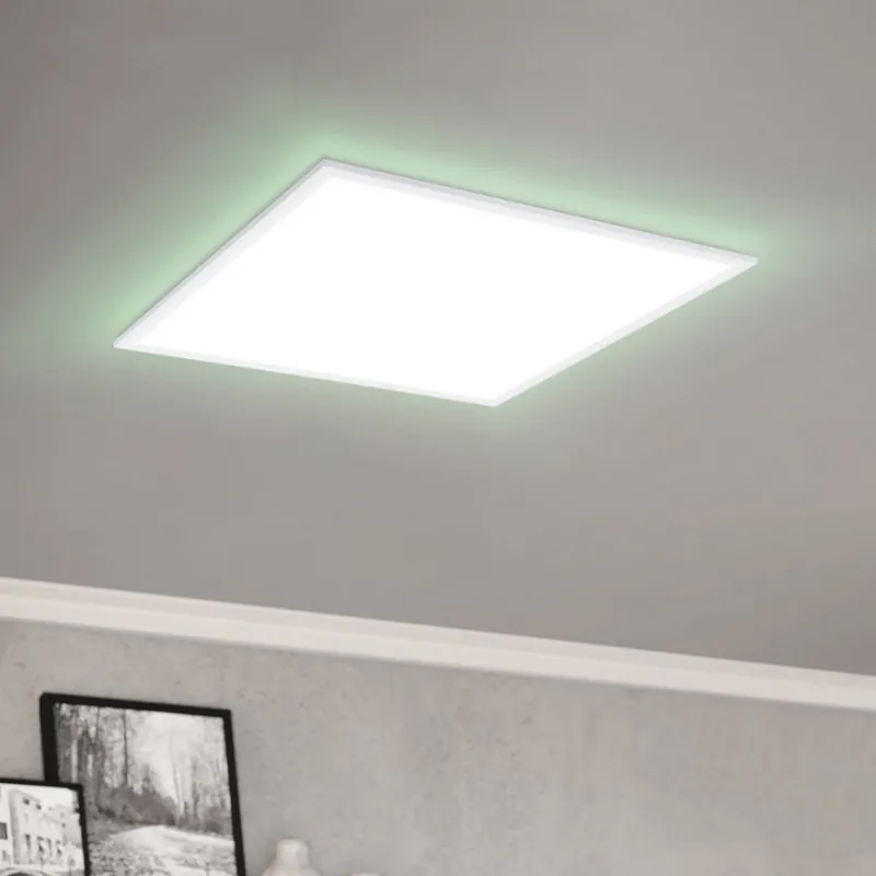 Autentický Eglo - LED RGBW Stmívatelné stropní svítidlo LED/32,5W/230V 2700-6500K 60x60 cm + dálkové ovládání