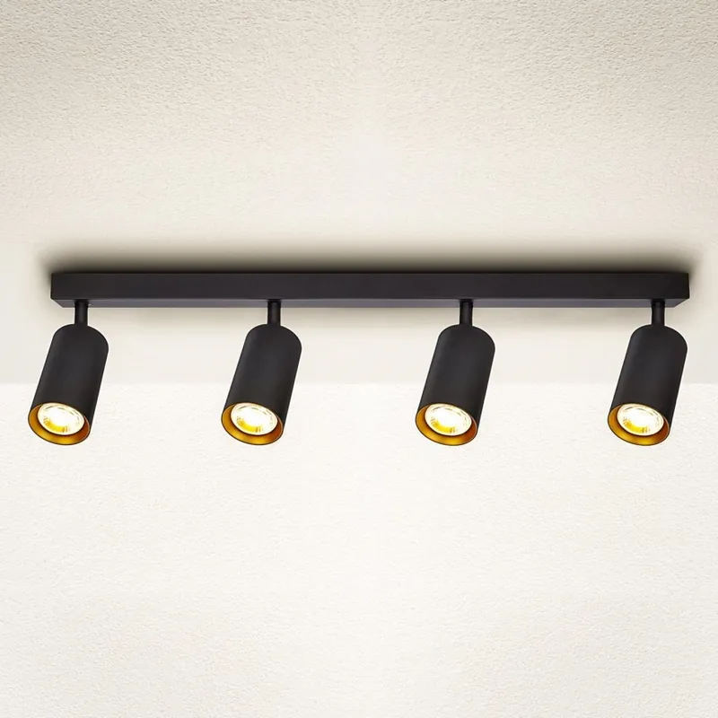 Vysoce Kvalitní Brilagi - Bodové svítidlo SELE 4xGU10/30W/230V černá/zlatá