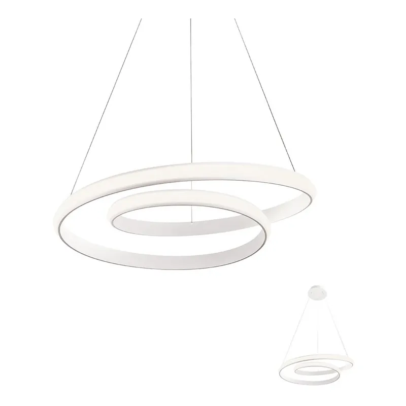 Redo 01-1793 - LED Stmívatelný lustr na lanku TORSION LED/29W/230V pr. 55 cm bílá Výprodej