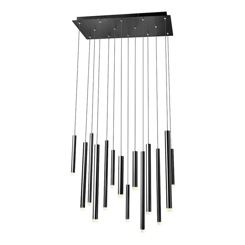 Cenová Bomba Redo 01-2056 - LED Lustr na lanku MADISON 14xLED/4W/230V černá