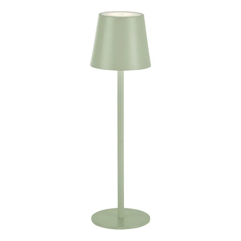 Leuchten Direkt 19250-43 - LED Venkovní stmívatelná nabíjecí stolní lampa EURIA LED/3W/5V IP54 zelená Bezpečná Platba