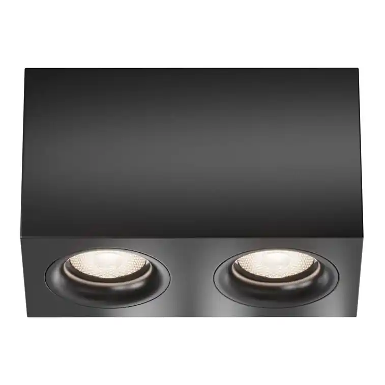 Maytoni C013CL-02B - Bodové svítidlo SLIM 2xGU10/50W/230V černá Autentický
