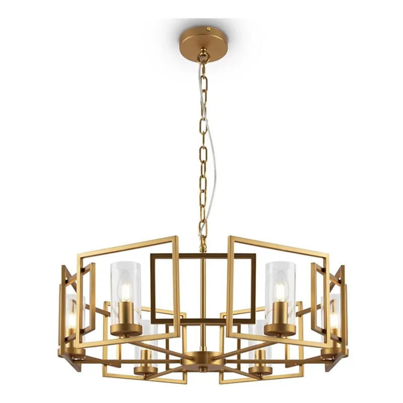 Maytoni H009PL-06G - Lustr na řetězu BOWI 6xE14/40W/230V Výprodej