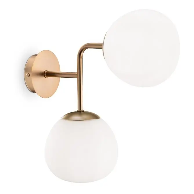 Maytoni MOD221-WL-02-G - Nástěnné svítidlo ERICH 2xE14/40W/230V měděná Ověřený
