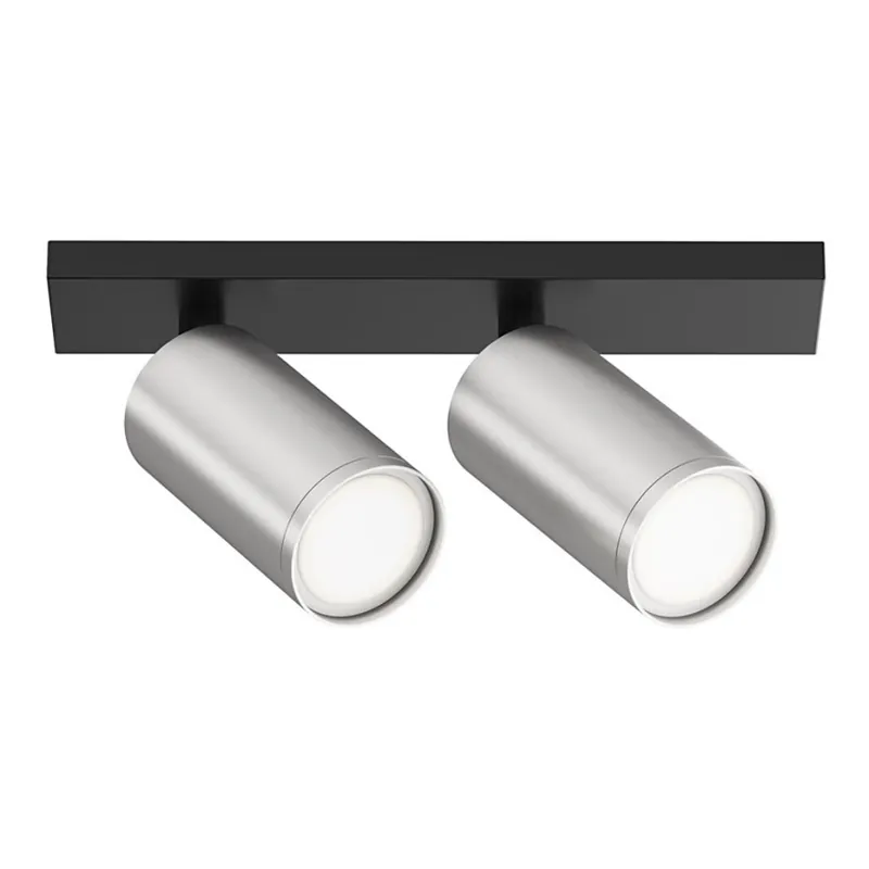 Maytoni C051CL-U-02BS - Bodové svítidlo FOCUS 2xGU10/10W/230V matný chrom/černá Ihned K Objednání