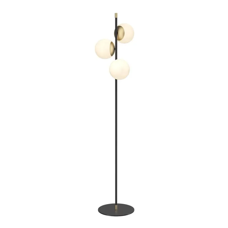 Sleva Maytoni MOD048FL-03G - Stojací lampa NOSTALGIA 3xE14/40W/230V