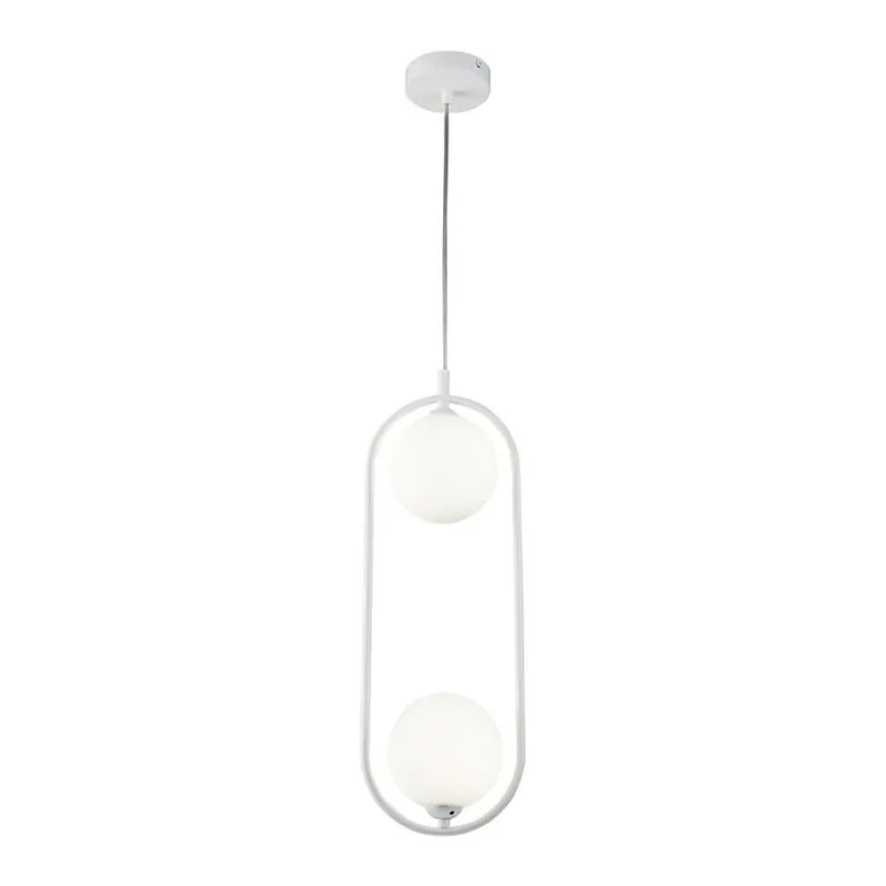 Maytoni MOD013PL-02W - Lustr na lanku RING 2xG9/25W/230V bílá Sleva
