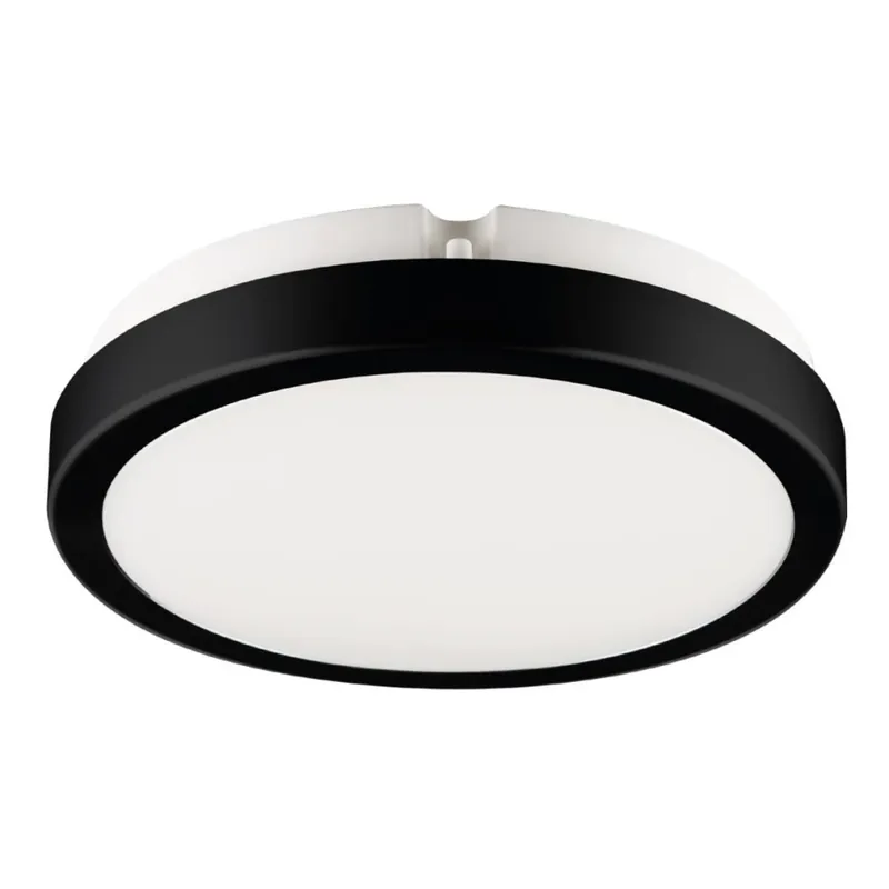 LED Koupelnové stropní svítidlo VERA LED/12W/230V 4000K IP65 černá Nová Kolekce