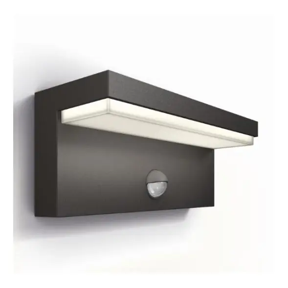 Philips - LED Venkovní nástěnné svítidlo se senzorem BUSTAN LED/3,8W/230V 4000K IP44 Akční Nabídka
