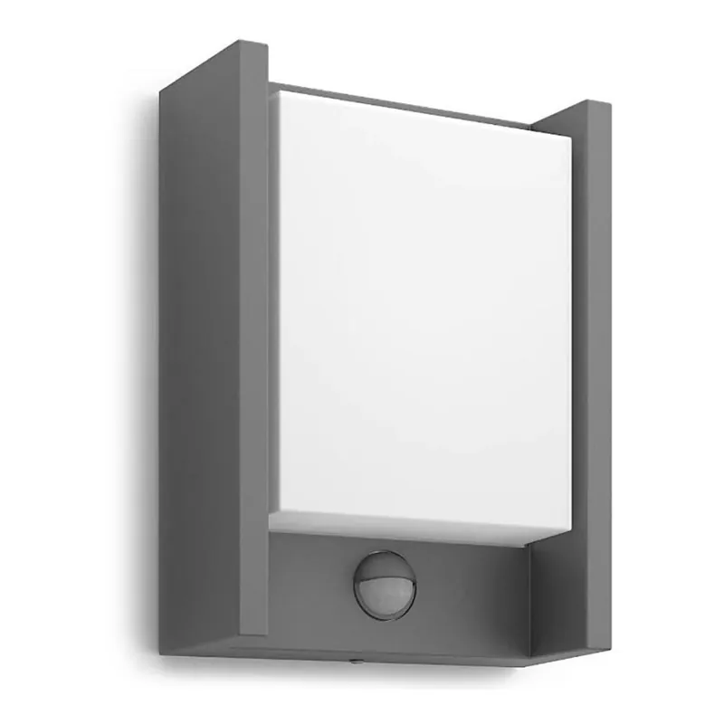 Philips - LED Venkovní nástěnné svítidlo se senzorem ARBOUR LED/3,8W/230V 2700K IP44 Must-Have