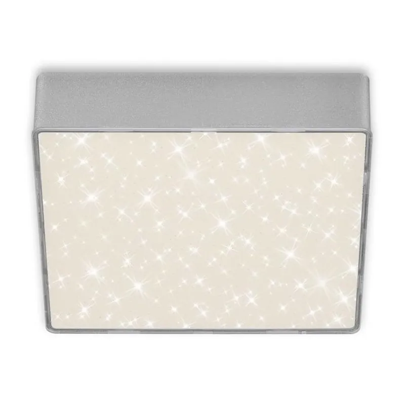 Briloner 7076-414 - LED Stropní svítidlo STAR SKY LED/11W/230V 4000K 15x15 cm stříbrná Ihned K Objednání