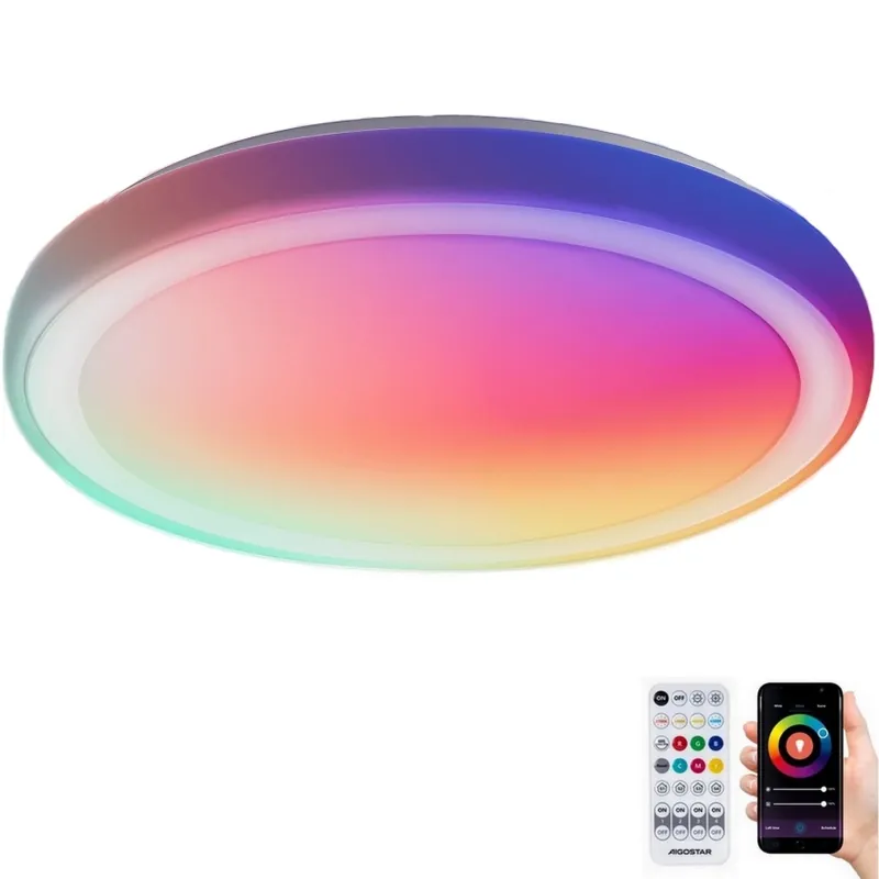 Aigostar - LED RGBW Stmívatelné koupelnové stropní svítidlo MESH Smart LED/24W/230V 3000-6500K IP44 + dálkové ovládání Kup Teď